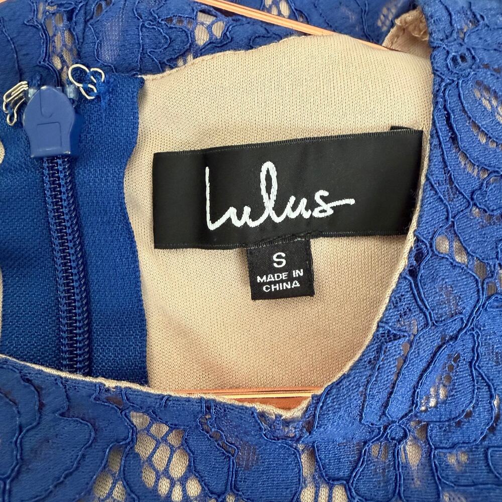 Lulus Corita Royal Blue Lace Sleeveless Midi Dress - Picture 7 of 8